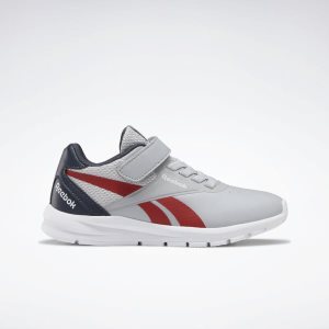 Reebok Rush Runner 2.0 Laufschuhe Kinder - Grau/Navy/Rot - DE 924-LDC